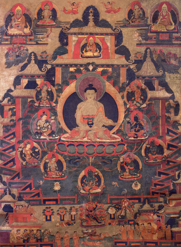 Тибет, Гелук, 19 век.
